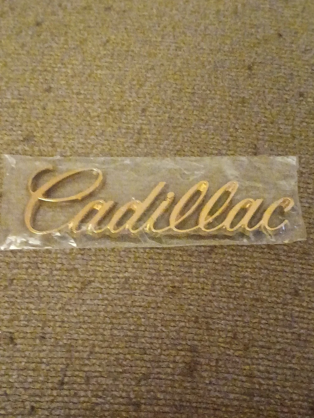 Script Wall Accent in Gold